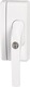 Secvest wireless window handle lock FO 400 E - AL0089 (white) front view left