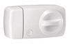 Secvest wireless additional door lock with rotary knob (white) front view